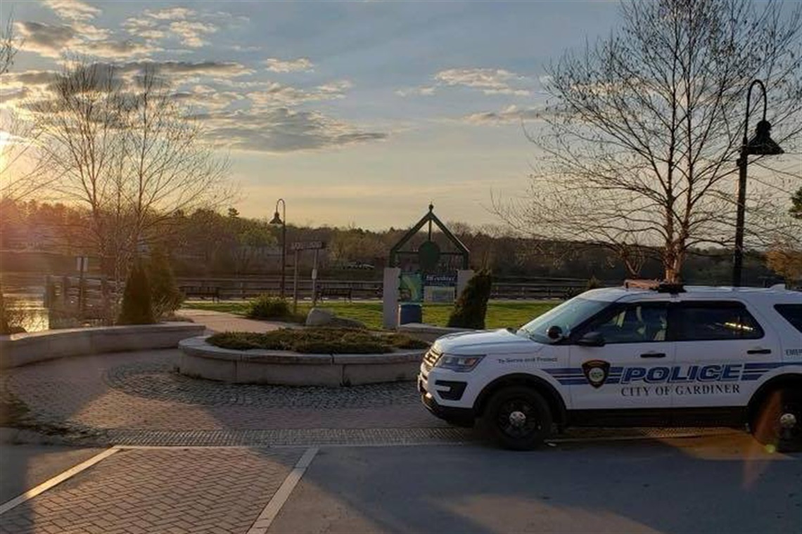 gardiner police car at waterfront park during sunrise.jpg